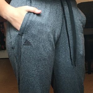 Gray adidas sweatpants